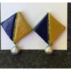 Handpainted Terracotta Jewellery – Ear rings
